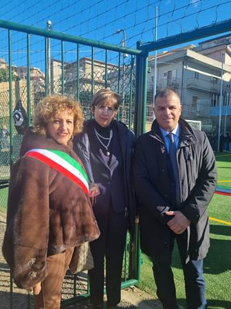 Edilizia Scolastica. Inaugurato all’Istituto Tecnico Industriale di Nicotera un campetto sportivo polivalente 