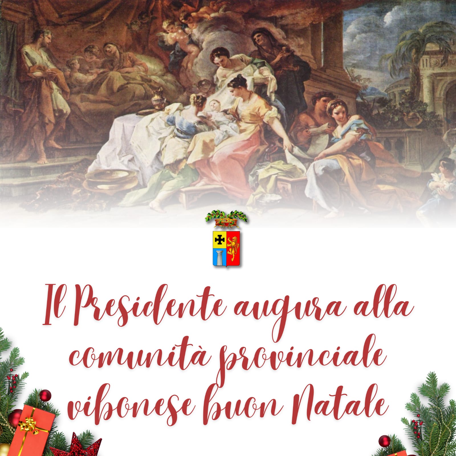 Buon Natale a tutta la comunità provinciale vibonese